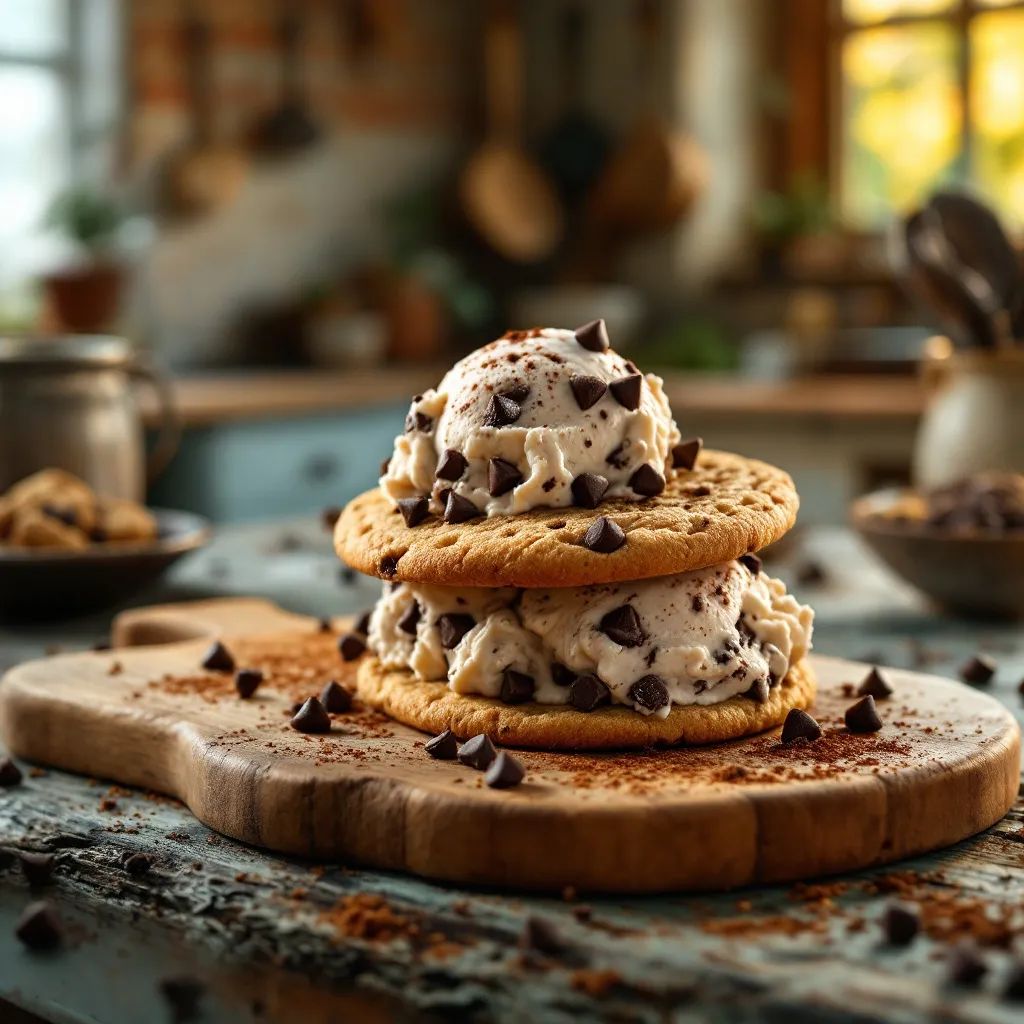 Chocolate Chip Ice Cream Sandwiches