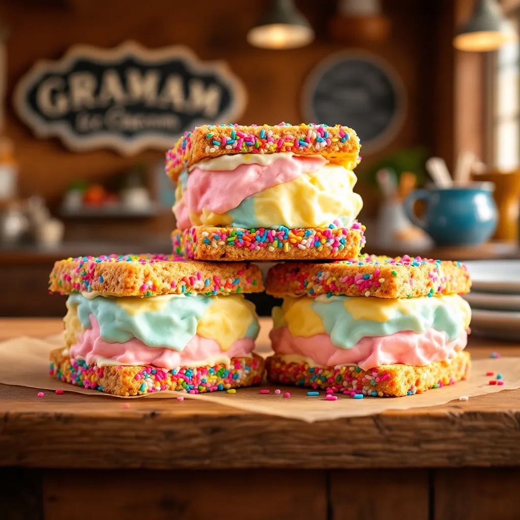 Graham Ice Cream Sandwiches