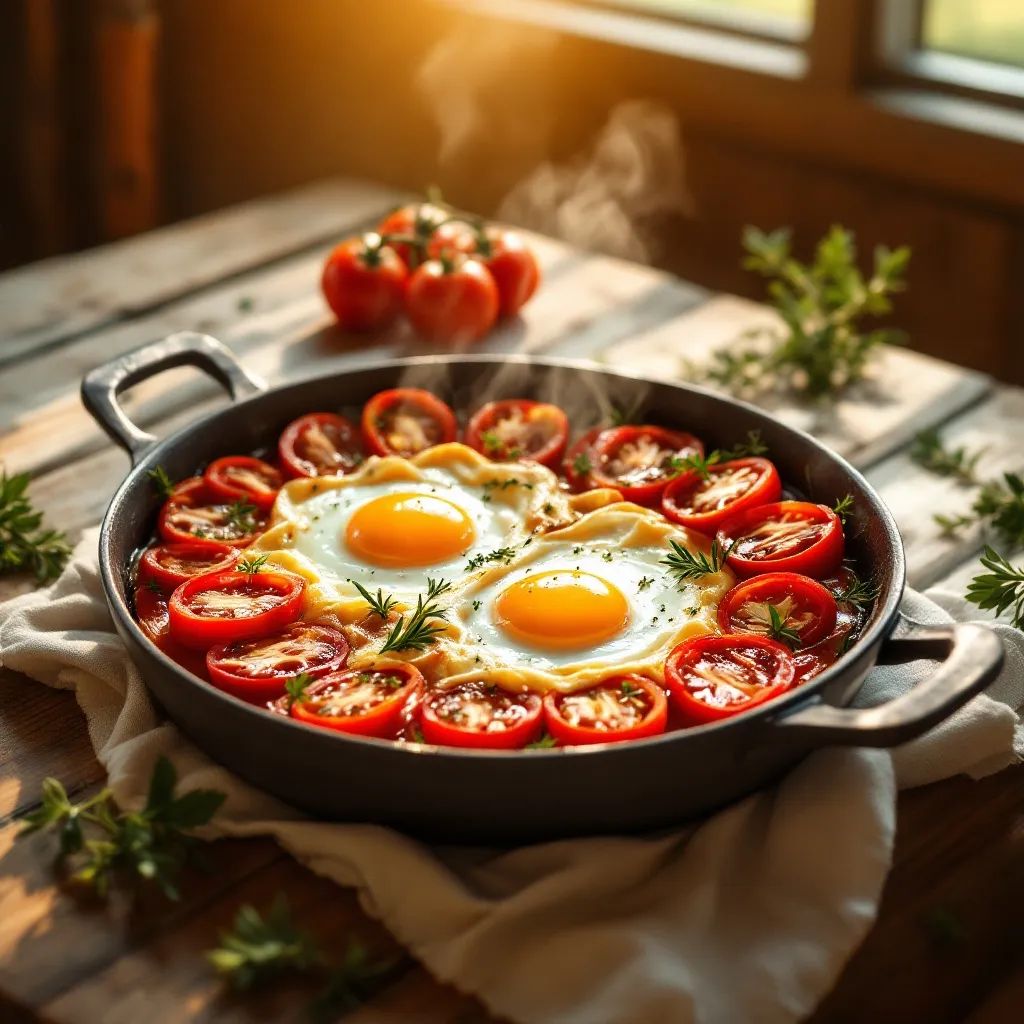 Tomato and Egg Bake