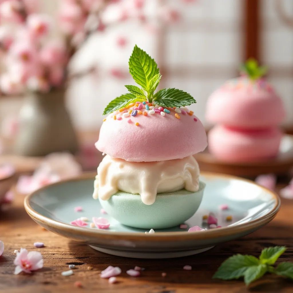 Mochi Ice Cream Sandwiches