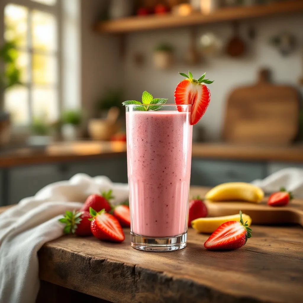 Classic Strawberry Banana Smoothie