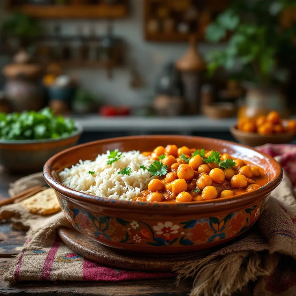 Spicy Masala Chickpea Curry